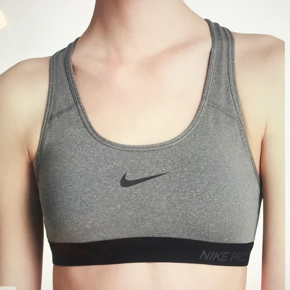 Nike Other - Nike Pro Classic Padded Sports Bra, Gray, sz S